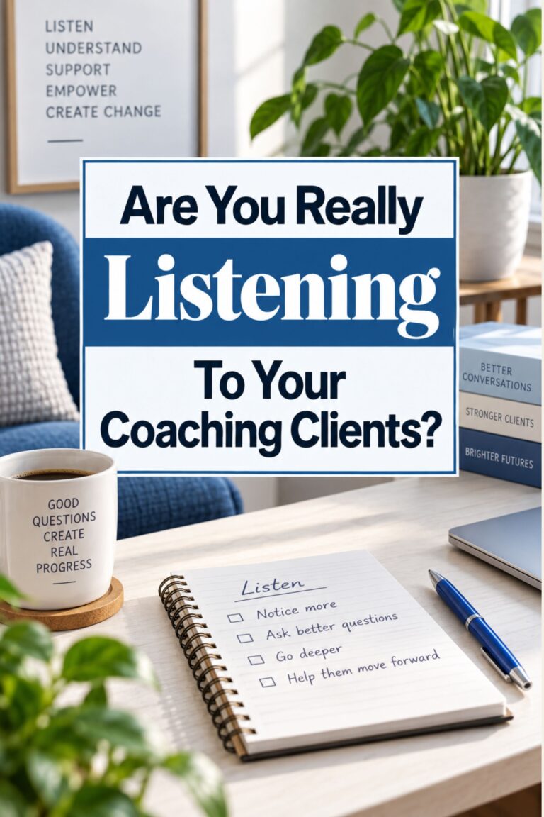 Good Listening Habits to Develop as a Coach