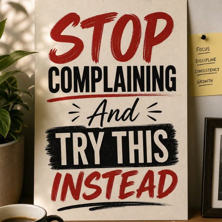 Stop Complaining and Start Creating – How to Create Your Life Regardless of Circumstance