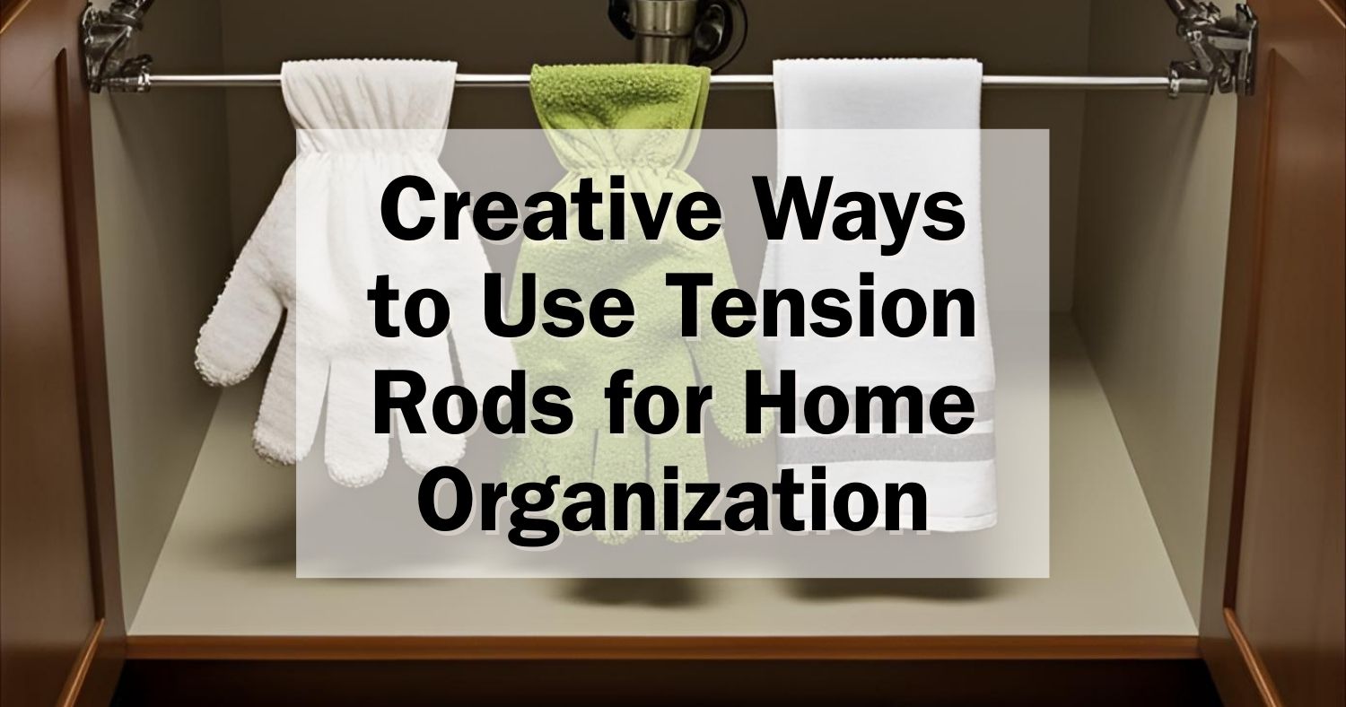 Creative Ways to Use Tension Rods for Home Organization - Life Coach Hub