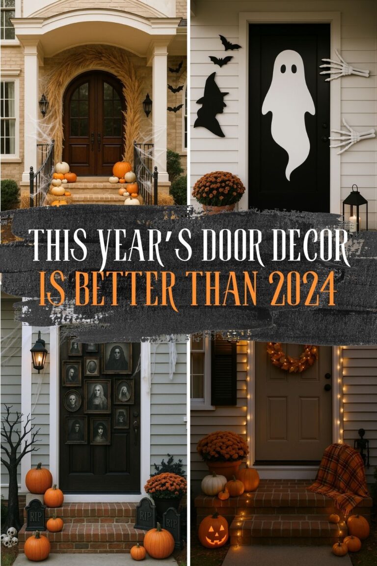 This Year’s Unmissable Halloween Door Decor Trends: Better than 2024?