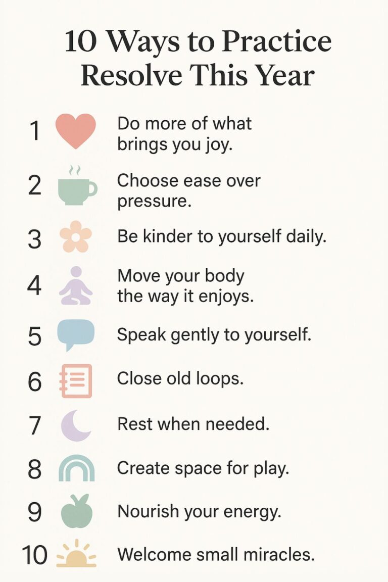 Self Care for the New Year: Why Resolve is better than Resolution