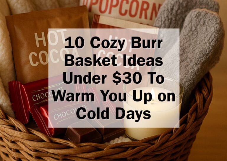 10 Cozy Burr Basket Ideas Under $30 To Warm You Up on Cold Days