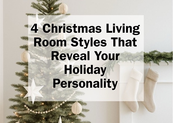 4 Christmas Living Room Styles That Reveal Your Holiday Personality