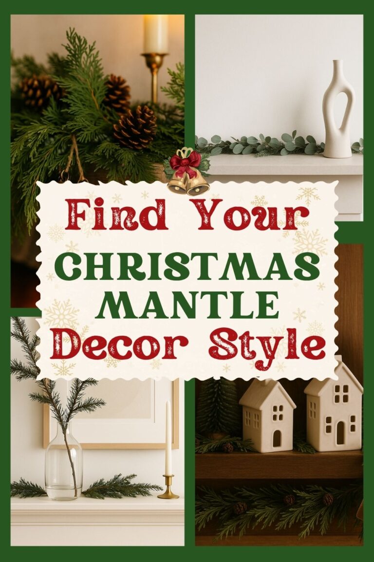 Rustic, Modern, Farmhouse or Minimalist? What’s Your Christmas Mantle Style