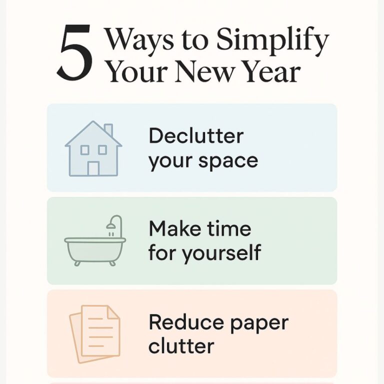 Five Ways to Simplify Your New Year