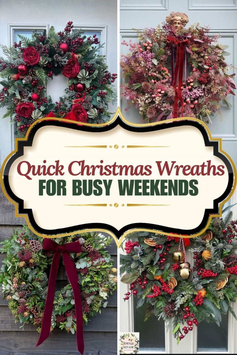The DIY Christmas Wreaths Formula for Busy Holiday Weekends