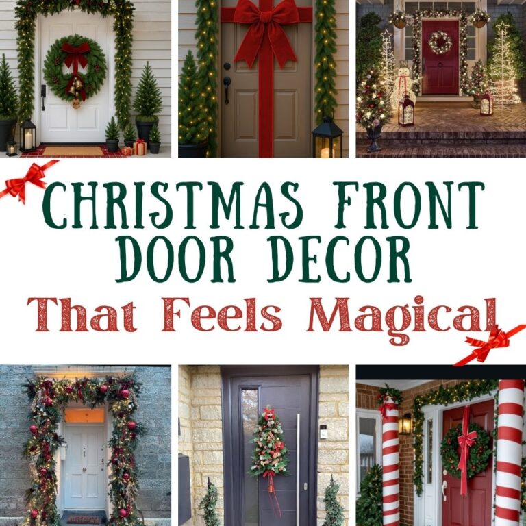 10 Front Door Christmas Decoration Ideas That Make Your Home Feel Magical