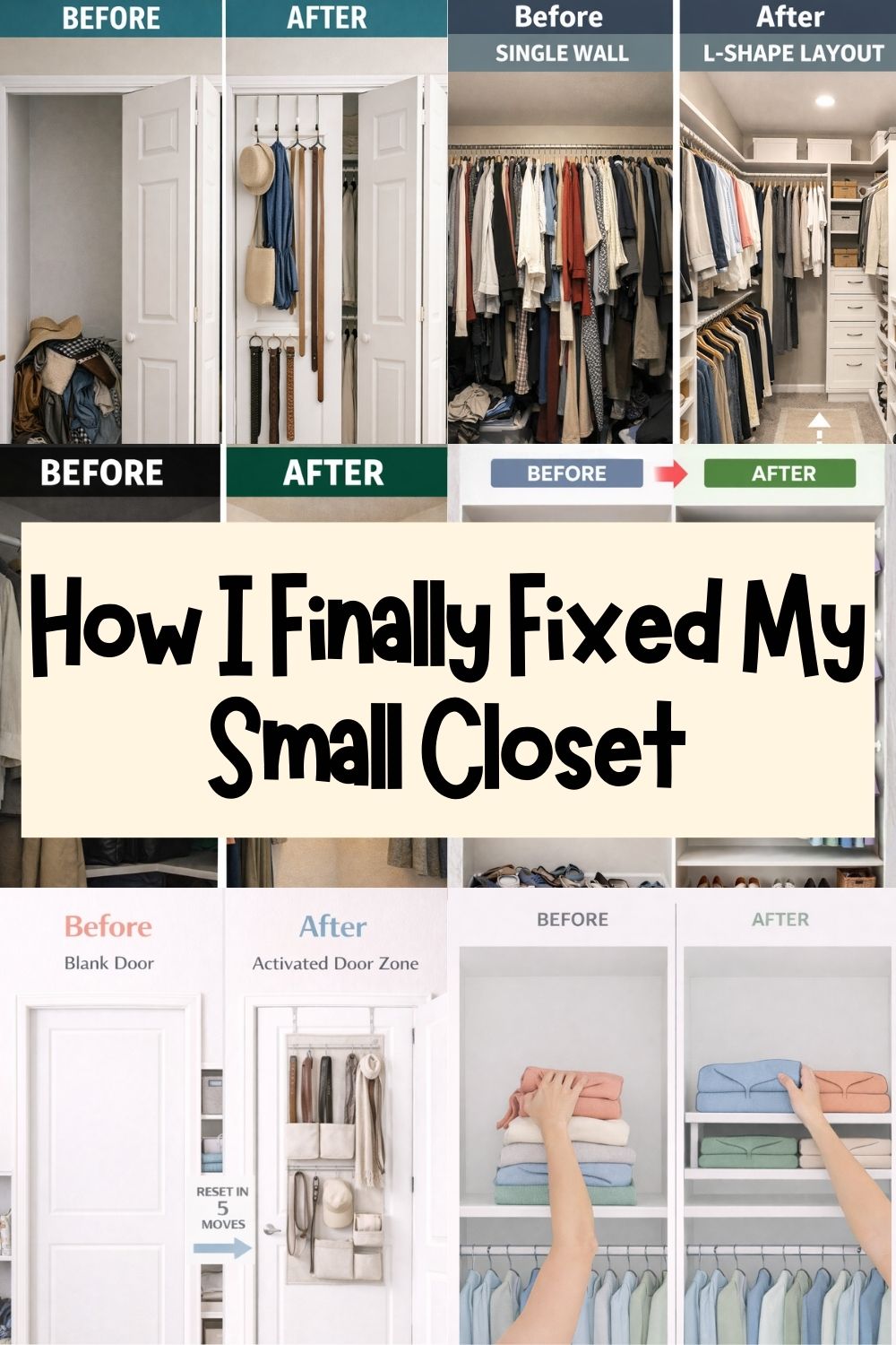 6 Small Closet Layout Fixes That Actually Work - Life Coach Hub