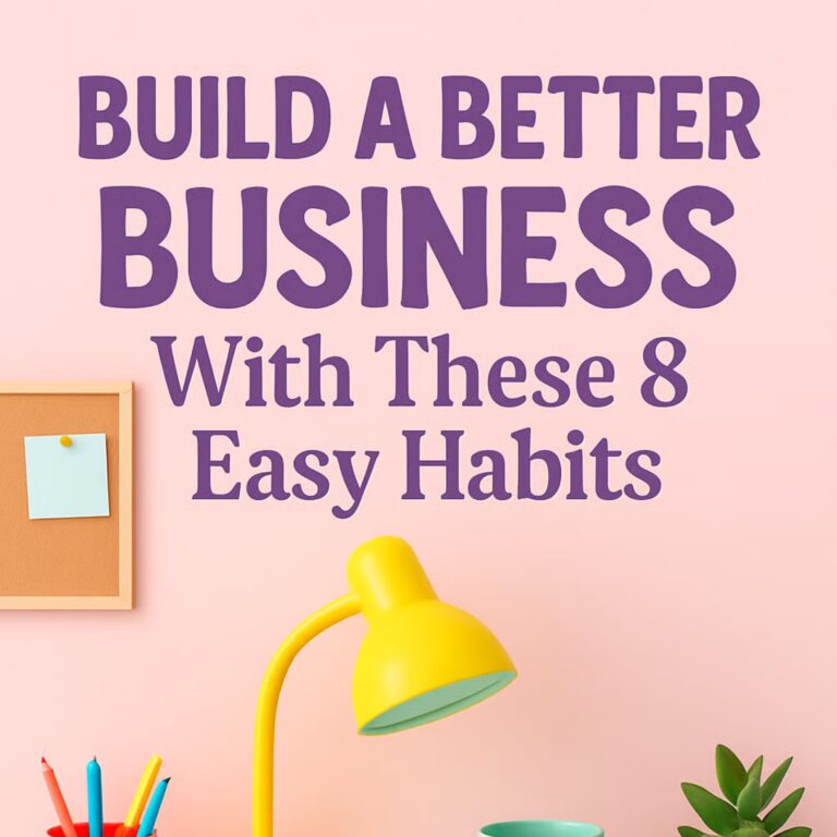 8 Habits to Build Your Business (Tips From a Business Coach)