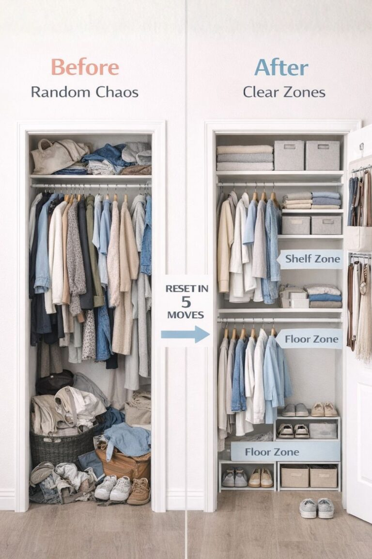 The “Zone Method” for Very Small Closets (Step-by-Step Layout Plan ...
