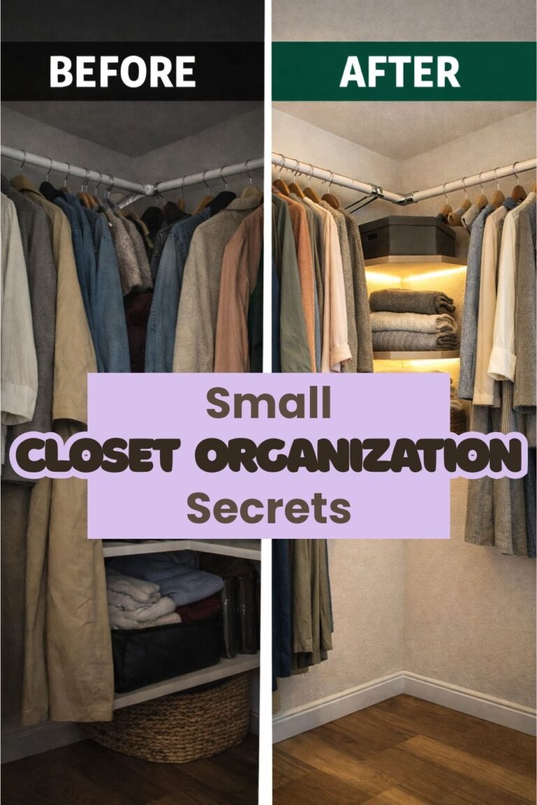 How to Organize a Small Corner Closet Without Wasting Dead Space