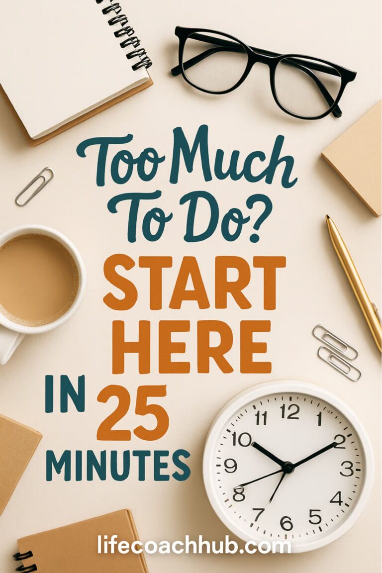 Distracted All Day? Try the 25-Minute Sprint Focus Setup That Gets You Moving Fast