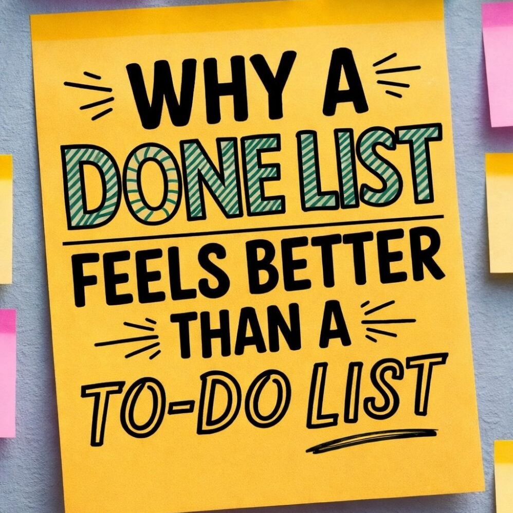 The Done List: A Simple Way to Build Motivation by Tracking What You ...