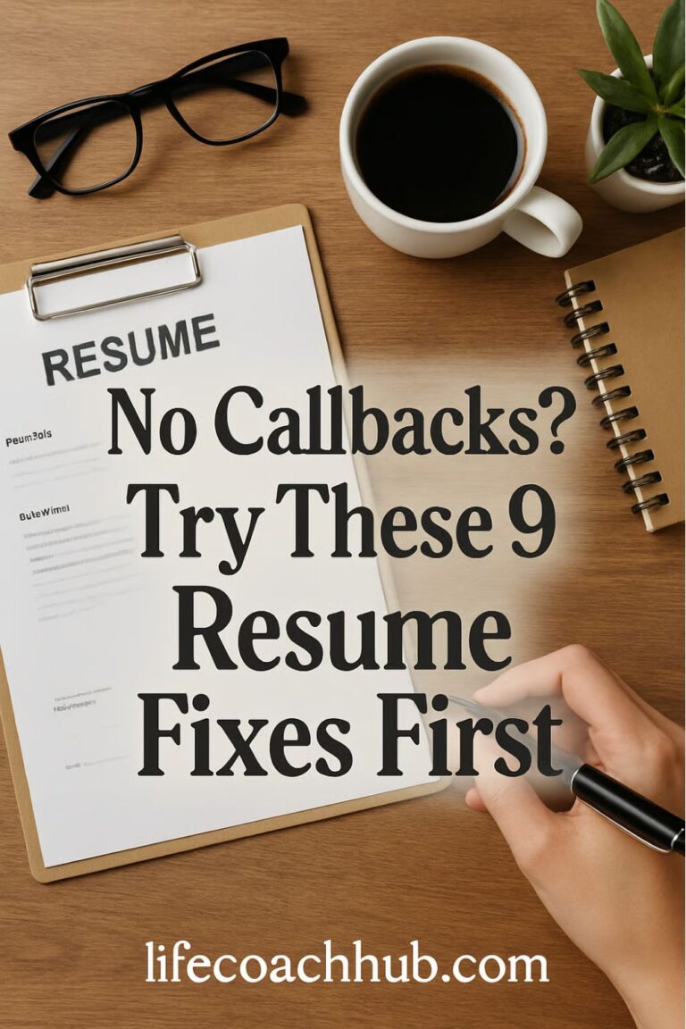 No Callbacks? 9 Resume Fixes to Make Before Your Next Application