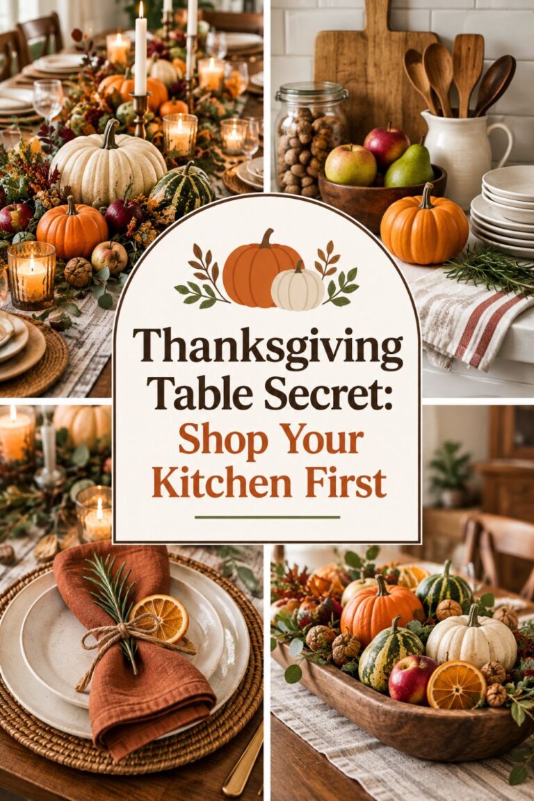 How to Build a Thanksgiving Table With Pumpkins and Harvest Finds