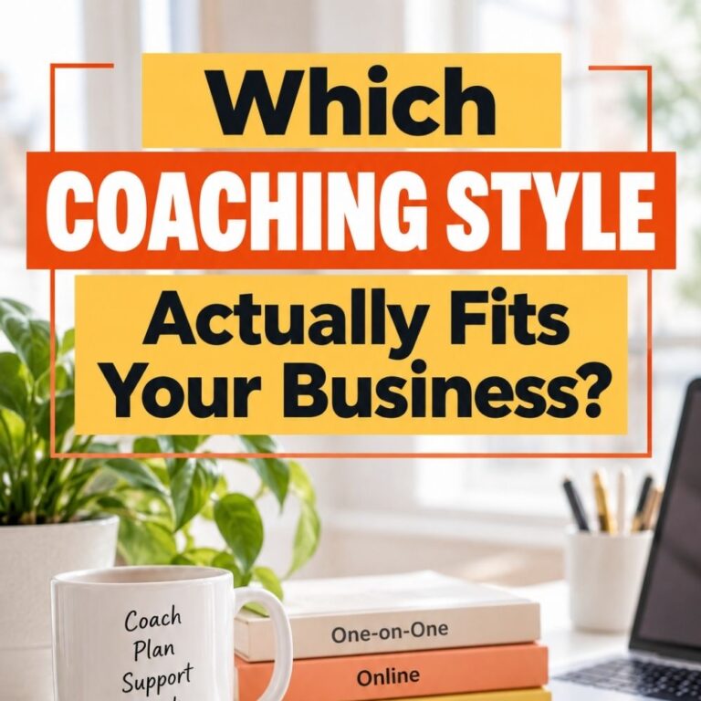How to Choose the Right Coaching Style For Starting your Coaching Business