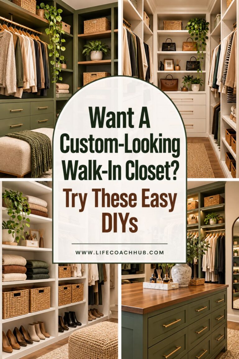 DIY Walk-In Closet Ideas That Feel Custom Without the Custom Price